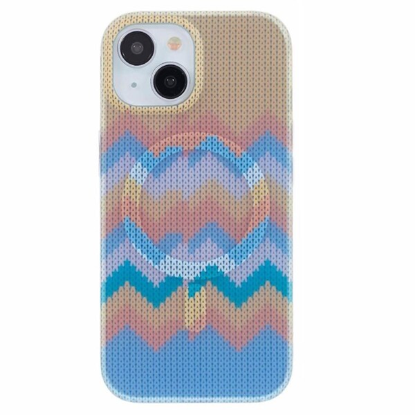 MP Series for iPhone 15 Plus ic Phone Case IMD Colorful Woven Pattern