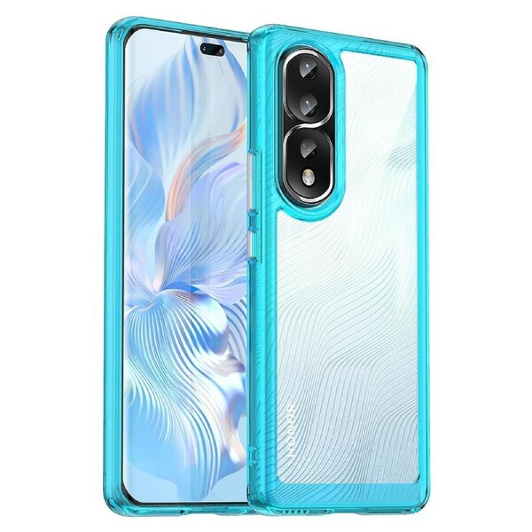 For Honor 80 Pro 5G Phone Case,TPU Bumper+Acrylic Back Shell Anti-fall Protective Cover
