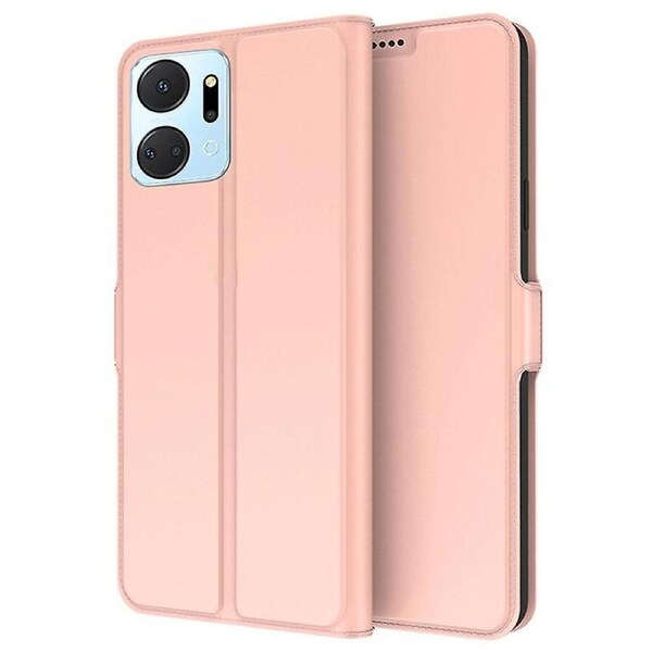 Stand Phone Case for Honor X7a 4G,Card Slot Phone Cover Book Style Anti-Scratch PU Leather Shell