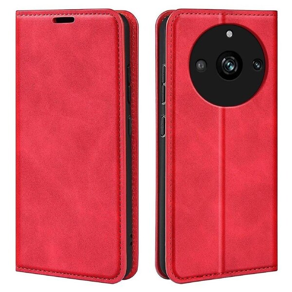 Phone Case for Realme 11 Pro 5G/11 Pro+ 5G,PU Leather Skin-touch Wallet Stand Phone Cover