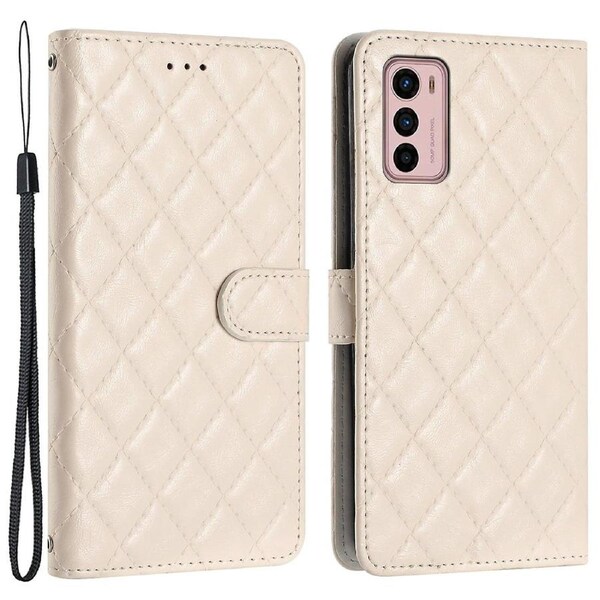 FortiCase Custodia Personalizzata per Motorola Moto G04,Flip Cover in PU Pelle Premium,Supporto Slot Scheda Case,con la Tua Foto,Immagine o Testo Personalizzata Cover - Blue-LN4