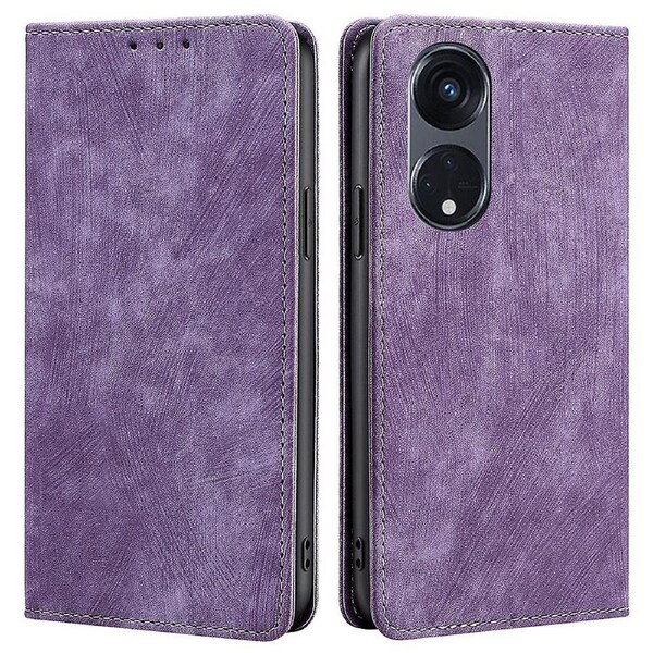 For Oppo Reno8 T 5G/A1 Pro 5G Protective Stand Cover ic Leather Phone Case with Wallet
