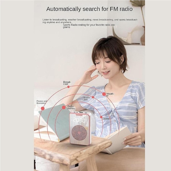 Wireless Voice Amplifier Bluetooth Microphone Speaker With Microphone Headset,for Tour Guide-black