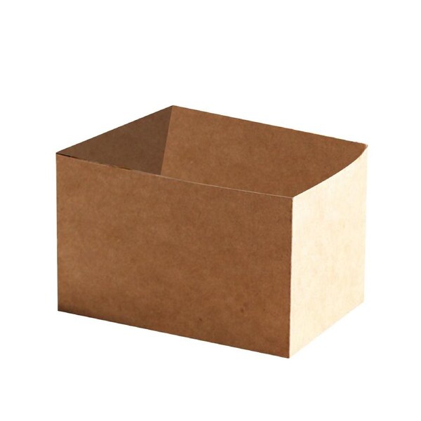 50Pcs Sandwich Take Out Container Disposable Anti-deformed Paper DIY Chocolates Food Packaging Box Household Supplies Yellow