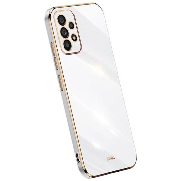 Phone Case for Samsung Galaxy A23 4G/A23 5G (Global Version),Golden Edge TPU Protective Cover