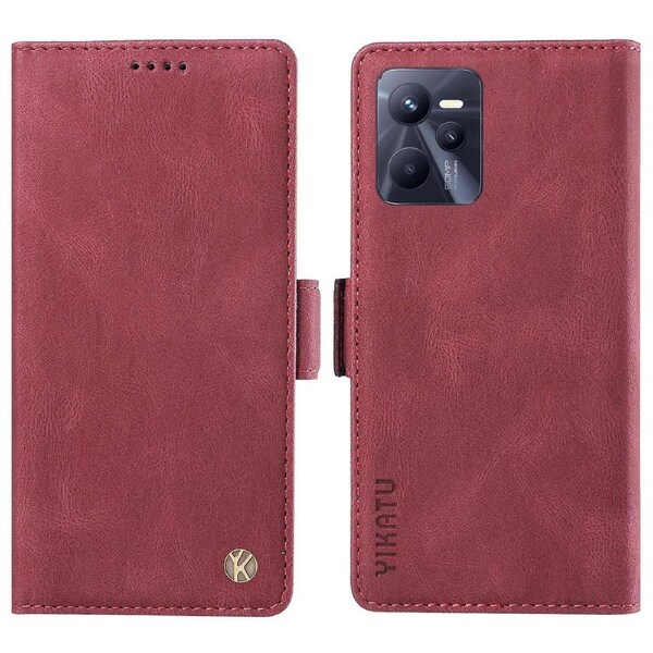 Flip Stand Cover for Realme C35 4G/Narzo 50A Prime,PU Leather Skin-touch Wallet Phone Case