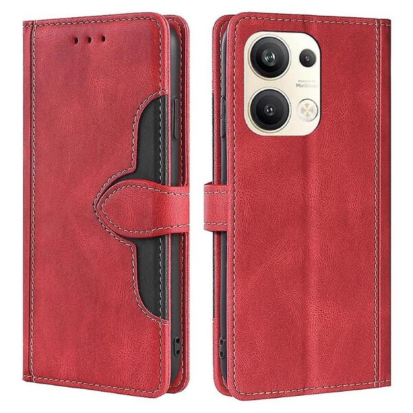 For Oppo Reno9 Pro+ 5G Straw Hat Pattern Skin-touch Phone Case Skin-touch Flip Folio Cover