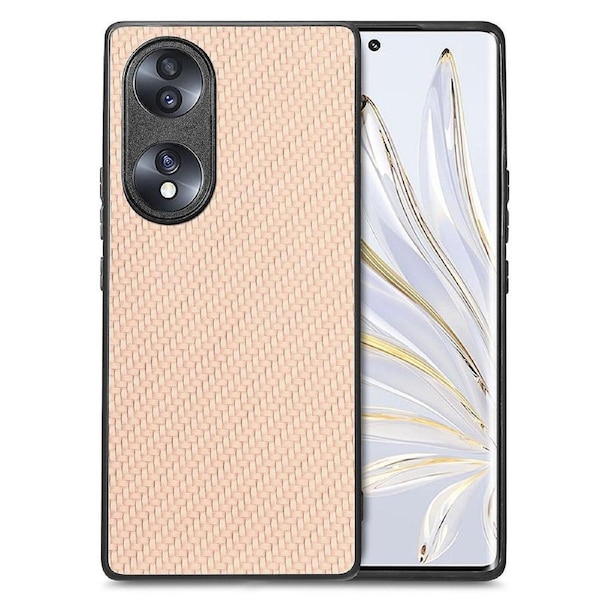 Anti-drop Phone Case For Honor 70 5G,Carbon Fiber Texture Anti-scratch Mobile Phone Cover
