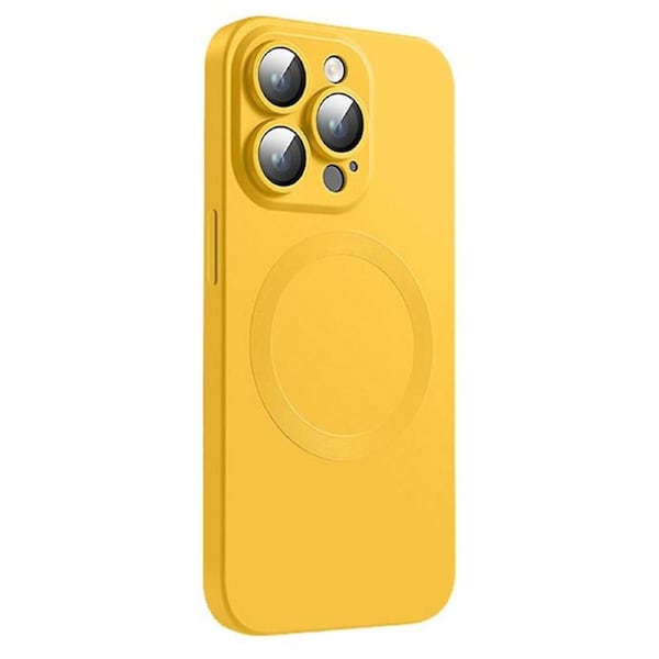 For iPhone 12 Pro Max ic Phone Case Compatible Liquid Silicone Cover with Lens Film