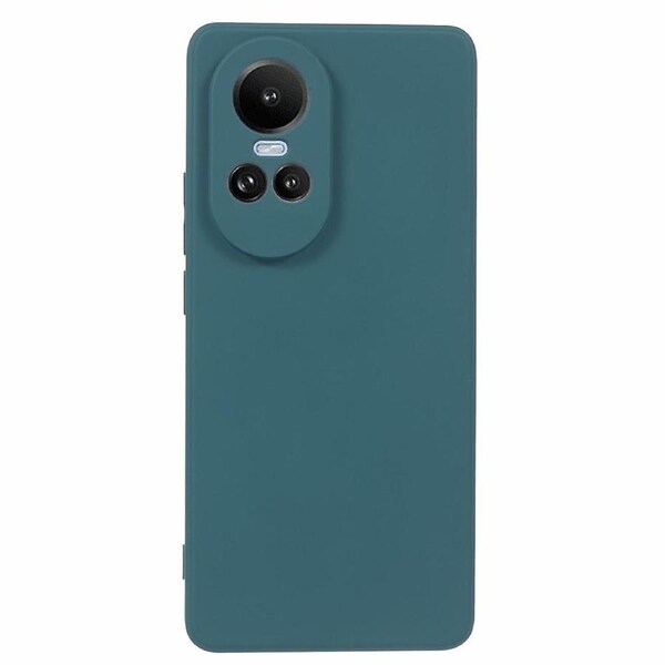 For Oppo Reno10 5G (Global) Case Rubberized TPU Fiber Lining Phone Cover -