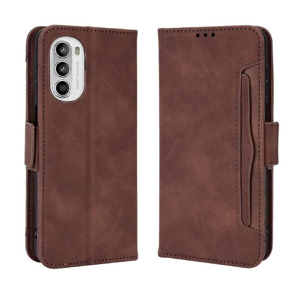 For Motorola Moto G52 4G/G82 5G Fall Prevention Multiple Card Slots Phone Cover PU Wallet Case