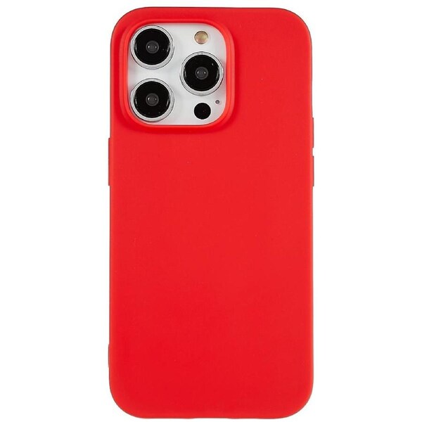 For iPhone 14 Pro Max Anti-fingerprint Protective Case Anti-scratch Matte Flexible TPU Cover