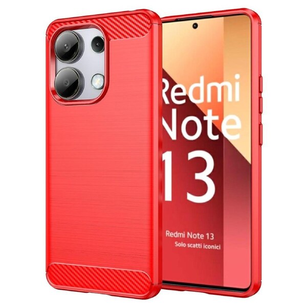 For Xiaomi Redmi Note 13 4G TPU Case Carbon Fiber Texture Mobile Phone Cover