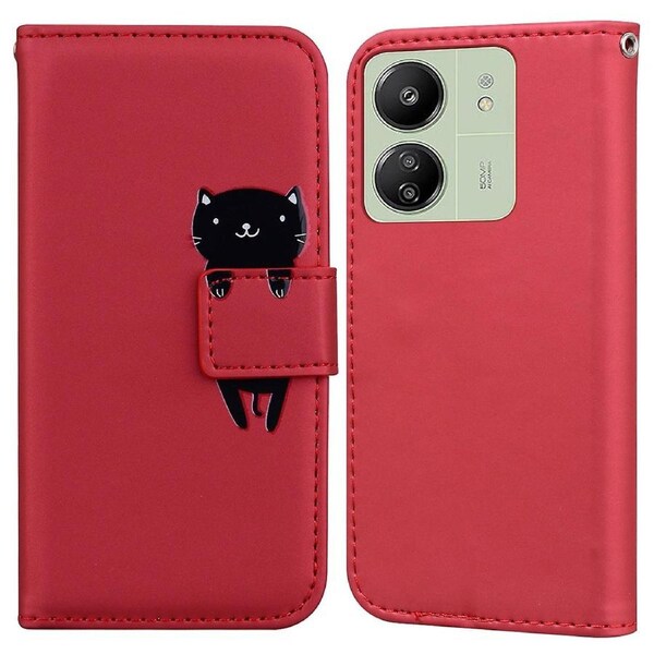 For Xiaomi Redmi 13C 4G/Poco C65 4G Case Cartoon Pattern Wallet Leather Phone Cover