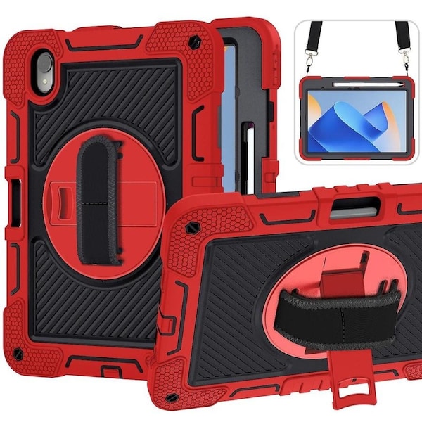For Huawei Matepad 11 (2023) Tablet Case Shockproof Cover With Kickstand Shoulder Strap