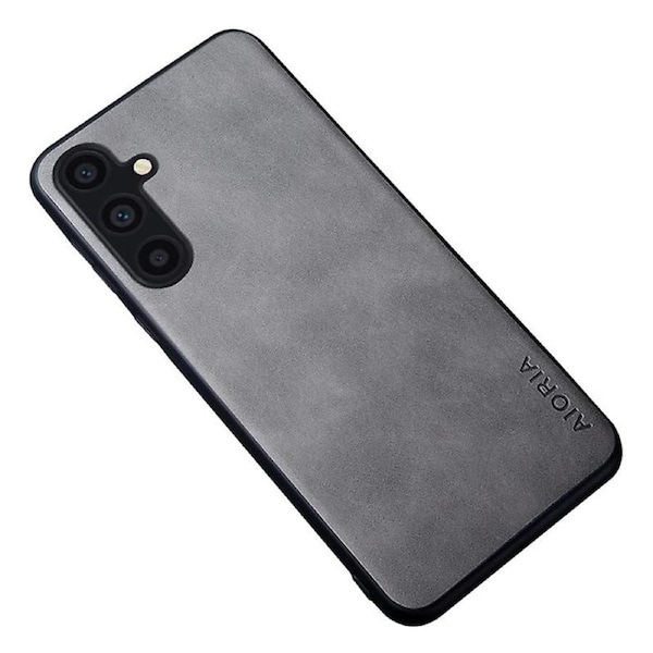 AIORIA For Samsung Galaxy A34 5G Phone Case PU Leather Coated PC+TPU Drop-proof Cover