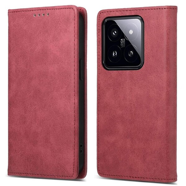 DF-05 For Xiaomi 14 Pro Phone Case RFID Blocking Wallet PU Leather Mobile Phone Cover Shell