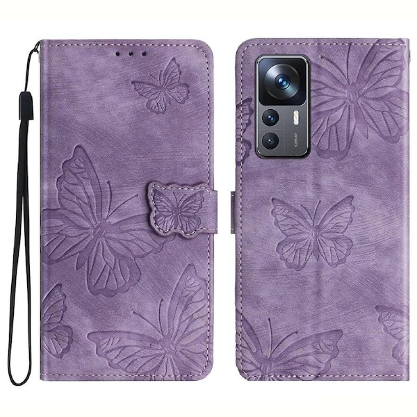 For Xiaomi 12T 5G/12T Pro 5Gmi K50 Ultra 5G Leather Phone Cover Imprinted Wallet Stand Case