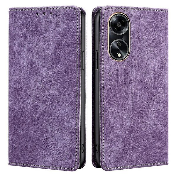 For Oppo A1 5G/A98 5G/F23 5G Protective Cover Case RFID Blocking Wallet PU Leather Stand Phone Cover
