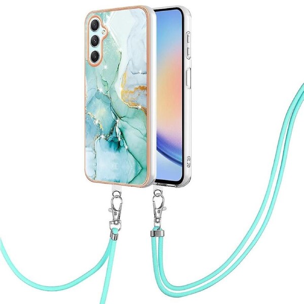 YB IMD Series-9 Phone Case for Samsung Galaxy A24 4G (162.1 x 77.6 x 8.3mm) IMD TPU Cover 003