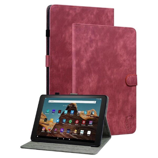 For Amazon Fire HD 10 (2023) Case Leather Tablet Cover with Card Slots Stand
