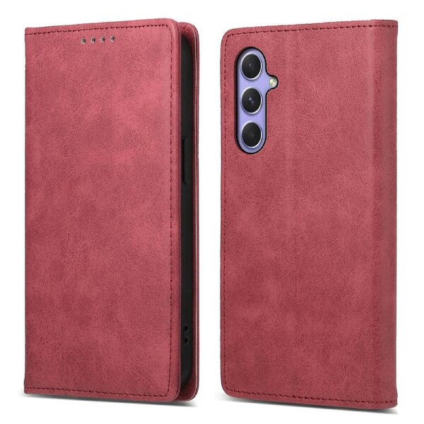 DF-05 For Samsung Galaxy A54 5G RFID Blocking Stand Phone Case Wallet Anti-drop Leather Cover