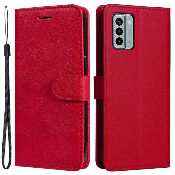 KT Leather Series-2 For Nokia G22 Solid Color Phone Case PU Leather Stand Wallet Flip Cover