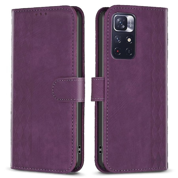 For Xiaomi Redmi Note 11 4G (Qualcomm)/Note 11S 4G Leather Phone Case ImGrid Wallet Stand Shell
