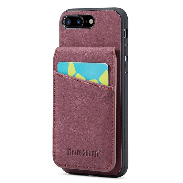 FIERRE SHANN For iPhone 7 Plus 5.5 inch/8 Plus 5.5 inch Phone Case Kickstand TPU Cover