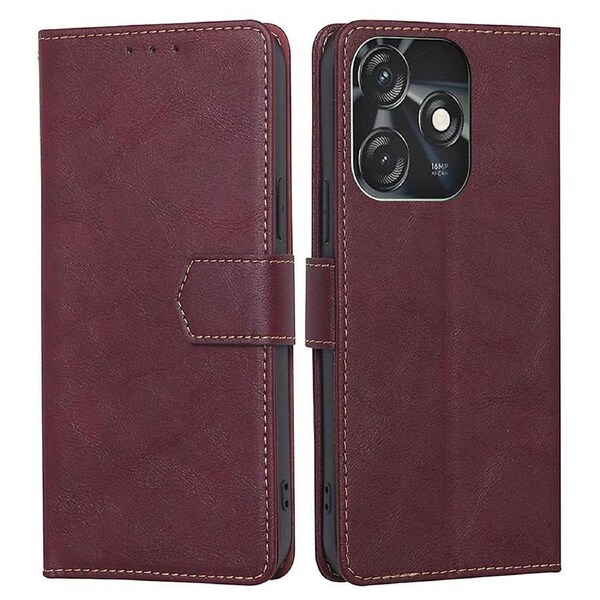 For Transsion Tecno Spark 10C 4G RFID Blocking Phone Case Wallet Stand Protection Cover