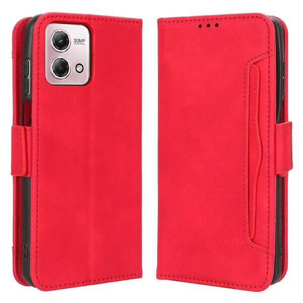 For Motorola Moto G Stylus 5G (2023) TPU+Phone Case Wallet Multiple Card Slots Phone Stand Cover