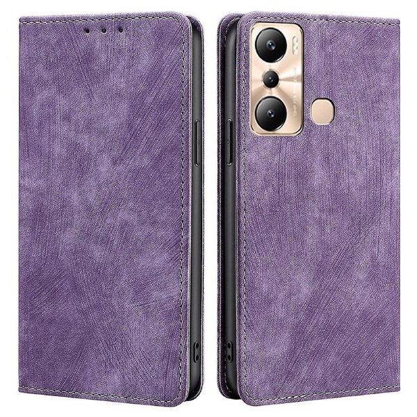 For Infinix Hot 20i 4G Stand Wallet Phone Leather Case RFID Blocking Cell Phone Cover