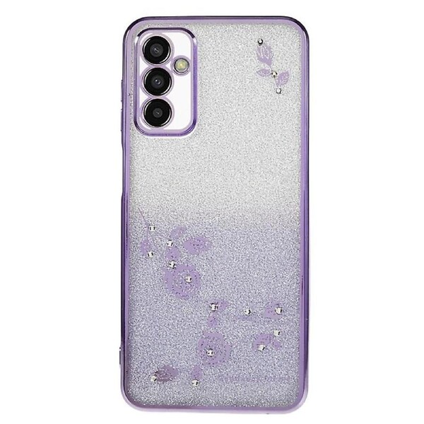 TPU Case for Samsung Galaxy M13 4G/F23 5G/M23 5G Gradient Glitter Rhinestone Pattern Phone Cover
