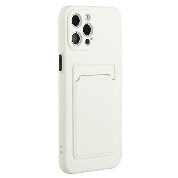For iPhone 15 Pro Max Anti-scratch TPU Phone Case Drop-proof Card Holder Cover