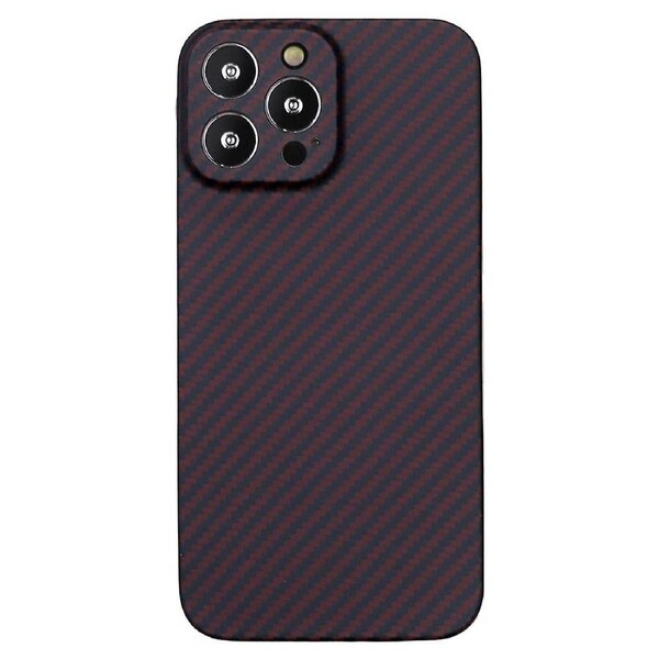 For iPhone 12 Pro Max 6.7 inch Precise Cutout Aramid Fiber Scratch Resistant Back Case Cover