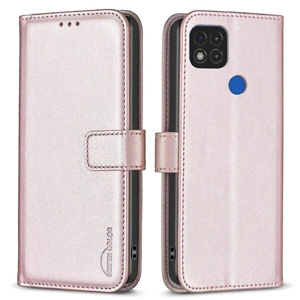 BINFEN COLOR BF17 Wallet Case for Xiaomi Redmi 9Cmi 9C NFCmi 10A/Poco C31 Stand Leather Phone Cover