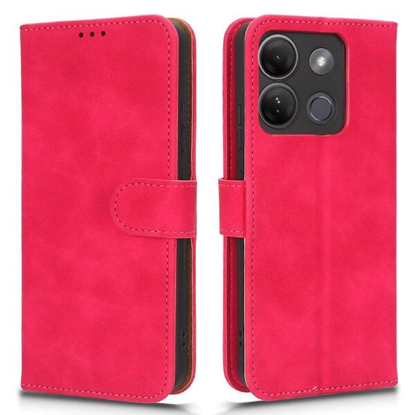 For Transsion Infinix Smart 7 Plus/Smart 7 (India) Flip Wallet Cover Phone Case with Stand