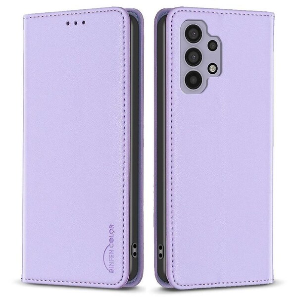 BINFEN COLOR BF18 Stand Case for Samsung Galaxy A32 5G/M32 5G Leather Phone Cover with Card Slots