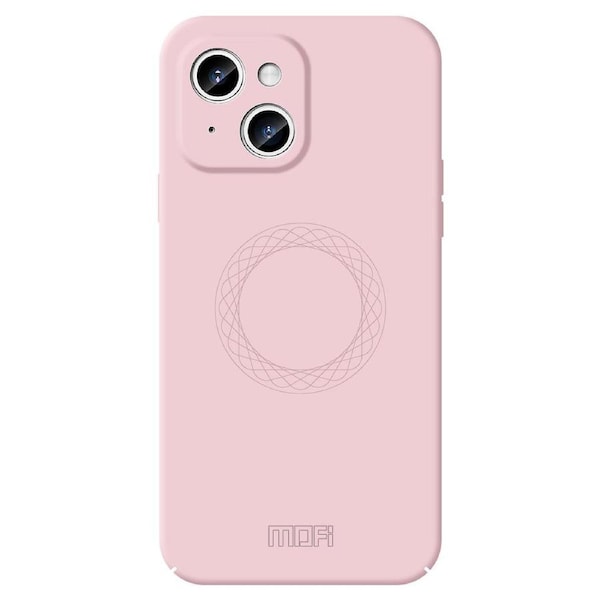 JK Qin Series Ring Pattern Printing Acrylic+TPU Case for iPhone 15 Plus Skin-Touch Matte Phone Cover