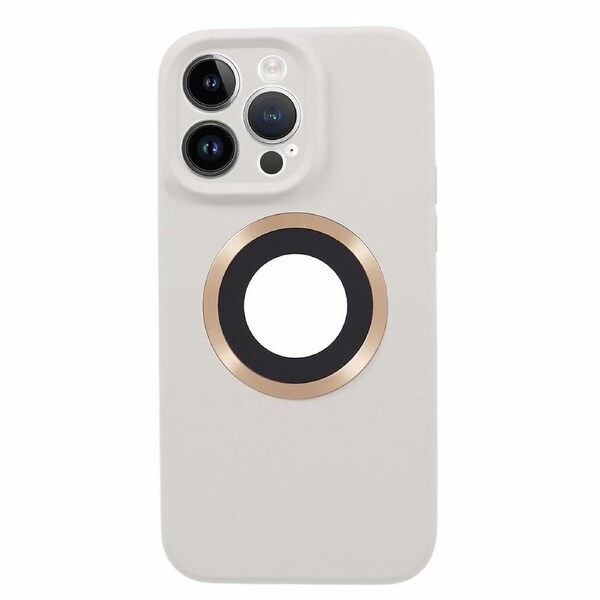 For iPhone 14 Pro Max Case Compatible with MagSafe Silicone+PC Phone Cover Logo View Shockproof Case