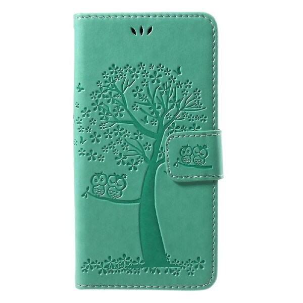 Imprint Tree ic Wallet Leather Protective Cover with Stand for Huawei P10 Lite