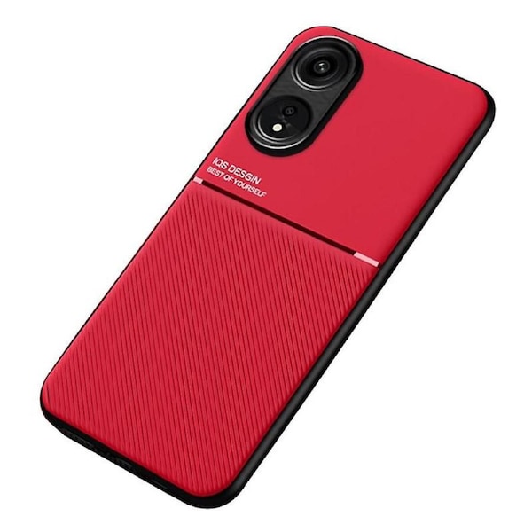 For Oppo A1 Pro 5G/Reno8 T 5G PU Leather+TPU Phone Case Lines Imprinted Protective Phone Cover