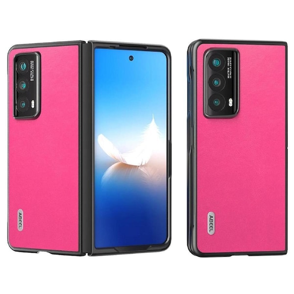 ABEEL For Honor Magic Vs2 5G Case Cover Textured Leather+PC Phone Cover