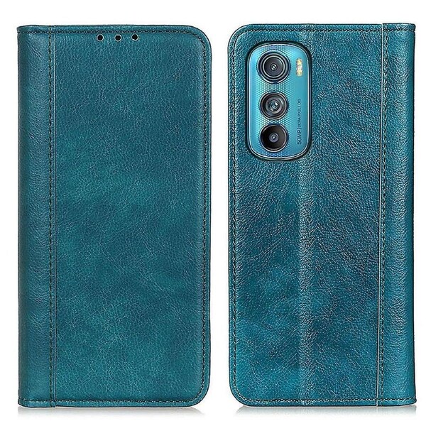 For Motorola Edge 30 5G Wallet Style Phone Cover Hands-free Design Split Auto Closing Phone Shell