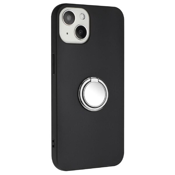 Ring Kickstand TPU Cover for iPhone 13 6.1 inch Frosted Phone Case Support Car Mount