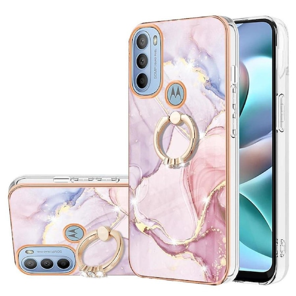 For Motorola Moto G31/Moto G41 Phone Case Soft TRing KickElectroplated IMD Phone Case Shell 005