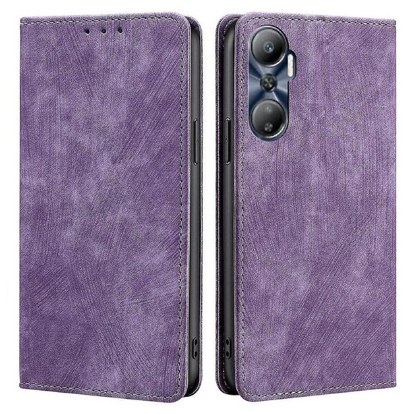 For Infinix Hot 20 4G RFID Blocking Phone Case PU Leather Stand Wallet Cover