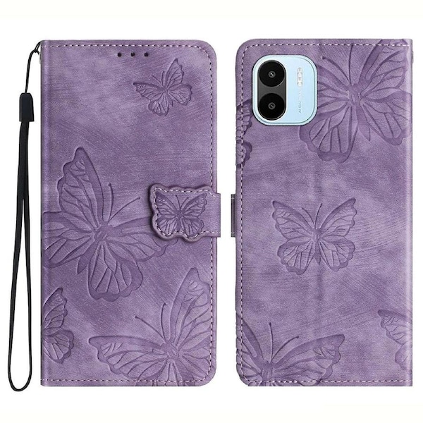 For Xiaomi Redmi A1 4G/A2 4G Imprinted Leather Phone Case with Stand Wallet