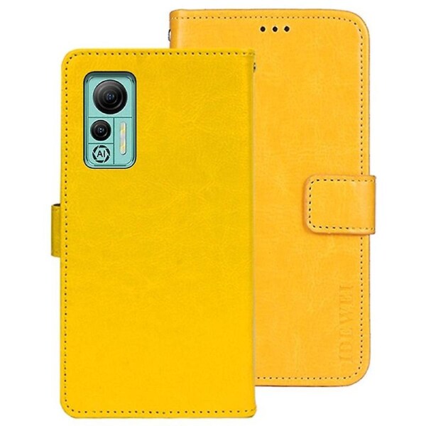For Ulefone Note 14 Crazy Horse Texture PU Leather Phone Case