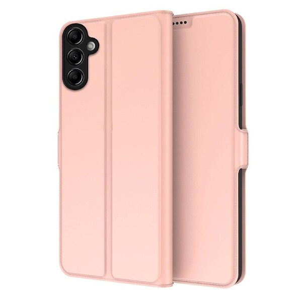 For Samsung Galaxy A24 4G Protective Case PU Leather Flip Cover Card Slot Phone Case with Stand